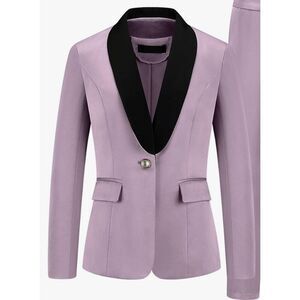 New Purple MODFUL Career One Button Blazer Suit jacket  XL